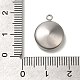 Оправы для подвесок из нержавеющей стали 304 в виде кабошонов STAS-I310-28P-3