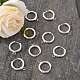 201 фурнитура для сережек-колец Huggie Hoop из нержавеющей стали STAS-P283-01D-S-5