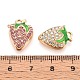 Rhinestone сплава и эмали подвески PALLOY-T092-42G-3