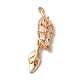 Подвески из латуни и стекла KK-C062-096G-1