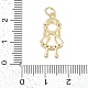 Подвеска из латуни с микропаве из кубического циркония KK-H509-34G-02-3