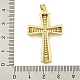 Подвески из кубического циркония с покрытием из латуни KK-U029-02G-01-3