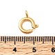 Латунная застежка пружинного кольца KK-D407-20G-C-3