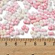 Непрозрачный матовый стеклянный бисер цвета макарон X1-SEED-K009-12B-02-4
