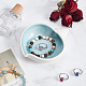 Керамическая пепельница в форме раковины DIY-WH0430-617G-4