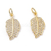 Латунные подвески ZIRC-L087-020G
