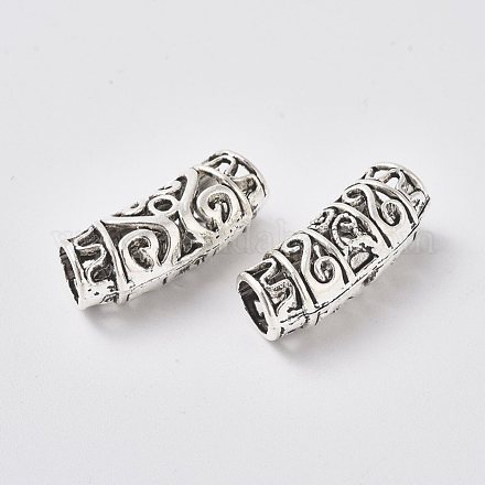 Тибетские шарики типа сплава трубки PALLOY-WH0067-12AS-1