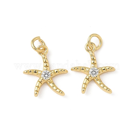 Латунные микро проложить кубического циркония подвески KK-L239-016G-1
