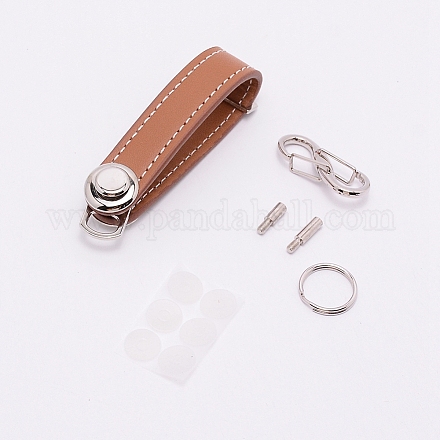 Брелок из искусственной кожи KEYC-WH0018-30A-1