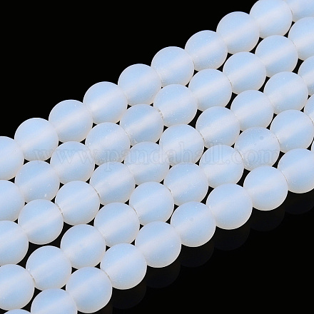 Имитация Opalite стеклянные бусы пряди GLAA-T032-J4mm-MD02-1
