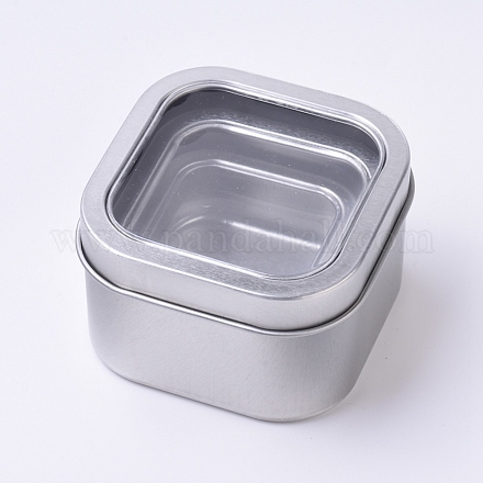 Коробка из белой жести CON-WH0069-47-1