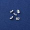 Oval-Shaped Cubic Zirconia Cabochons, Faceted & Point Back, Clear, 3x4x2mm