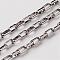 Tarnish Resistant 304 Stainless Steel Box Chains, Unwelded, Stainless Steel Color, 2x2mm