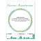 Natural Green Aventurine Beaded Stretch Bracelets for Women Men, without Paper Card