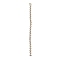Brass Crystal Rhinestone Cup Chain Big Pendants, Tassel Pendants, Light Gold, 70x3x2mm, Hole: 2mm