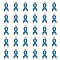 Alloy Enamel Pendants, Cadmium Free & Lead Free, Awareness Ribbon Shape, Light Gold Plated, Sky Blue, 20x10x2mm, Hole: 2mm