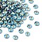 Preciosa® Crystal Hotfix Flatback Stones, Czech Crystal, Round(438 11 612 Chaton Rose VIVA 12 ®), 30150 200 Denim Blue AB, SS12(3~3.2mm)