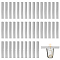 304 Stainless Steel Candle Candle Wick Holders, Candle Wick Bar Centering Device, for Candle Making, Rectangle, Stainless Steel Color, 102.5x14x8mm