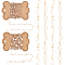 PH PandaHall 13 Feet Golden Jewelry Making Chains, 2 Styles Moon Star Link Chains Brass Star Link Chains in Bulk for Handmade Necklace Bracelet Earring DIY Crafts