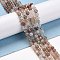 Grade AA Natural Multi-Moonstone Bead Strands, Round, 4mm, Hole: 1mm, about 93pcs/strand, 15.5 inch