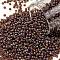 TOHO Round Seed Beads, Japanese Seed Beads, (177F) Transparent AB Frost Smoky Topaz, 11/0, 2.2mm, Hole: 0.8mm, about 1110pcs/bottle, 10g/bottle