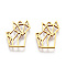 201 Stainless Steel Pendants, Outline Charms, Fox, Real 18K Gold Plated, 16.5x13x1mm, Hole: 1.4mm