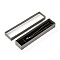 Rectangle Paper Jewelry Box, Snap Cover, with Sponge Mat, for Necklace Packaging, Olive, 22.5x5x3.1cm