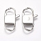 Tarnish Resistant 304 Stainless Steel Lobster Claw Clasps, Stainless Steel Color, 32x19.5x5mm, Hole: 8x11mm