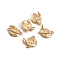 Brass Micro Pave Clear Cubic Zirconia Universe Space Charms, with Jump Rings, Planet, Golden, 12.5x15x3.5mm, Hole: 3.5mm