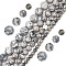 233 Pcs 4 Sizes Natural Map Stone bead, Picasso Stone Picasso Jasper Beads Gemstone Beads Crystal Beads Smooth Round Stone Beads Loose Spacer Bead for Jewelry Making