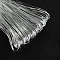 PU Leather Cord, Imitation Leather Cord, Flat, Silver, 2x1mm, about 103.89 yards(95m)/bundle