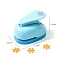 Plastic Paper Craft Hole Punches, Paper Puncher for DIY Paper Cutter Crafts & Scrapbooking, Flower, 49x72x56mm
