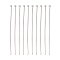 Tarnish Resistant Jewelry Tools and Equipment Decorative Stainless Steel Flat Head Pins, Stainless Steel Flat Head Pins, 30x0.6mm, 22 Gauge, Head: 1mm