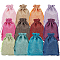 Burlap Packing Pouches Drawstring Bags, for Christmas, Wedding Party and DIY Craft Packing, Mixed Color, 18x13cm, 12 colors, 2pcs/color, 24pcs/set