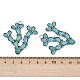 Синтетические бирюзовые подвески FIND-C068-20AS-3