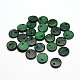 Окрашенные плоские круглые кокосовые подвески COCO-N001-02-12mm-2