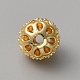 Латунные шарики циркония кубической KK-WH0081-07A-G-2