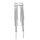 Латунные цепочки с подвесками-кисточками KK-D090-04G-1