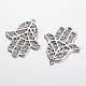 Пальмовые латунные подвески KK-F371-59P-1
