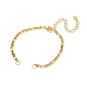 Изготовление браслетов Figaro chains из нержавеющей стали 304 AJEW-JB01075-2