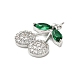 Латунные микро проложить кубического циркония подвески KK-L229-02P-01-2