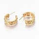 Серьги-кольца из латуни KK-R117-019-NF-2