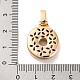 Латунные микро проложить кубического циркония подвески KK-C076-29O-G02-3