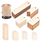 Натуральное дерево без отделки большие подвески WOOD-OC0001-63-1