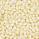 Непрозрачные цвета блестящие стеклянные бусины SEED-T006-02K-2