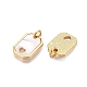 Подвески из латуни и ракушек KK-N254-212G-2