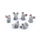 Подвески из непрозрачной смолы X-RESI-T053-01-4
