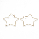 Латунные крючки для сережек KK-T038-426G-2