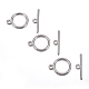 Застежки тоггл в тибетском стиле  TIBE-A12208-P-NR-2