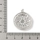 Латунные микро проложить кубического циркония подвески KK-Z111-02P-3
